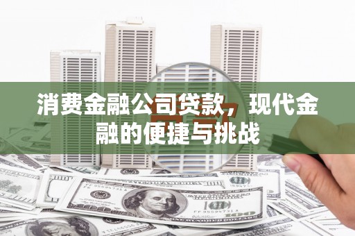 海盐消费金融公司贷款，现代金融的便捷与挑战