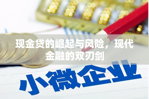 耀州现金贷的崛起与风险，现代金融的双刃剑
