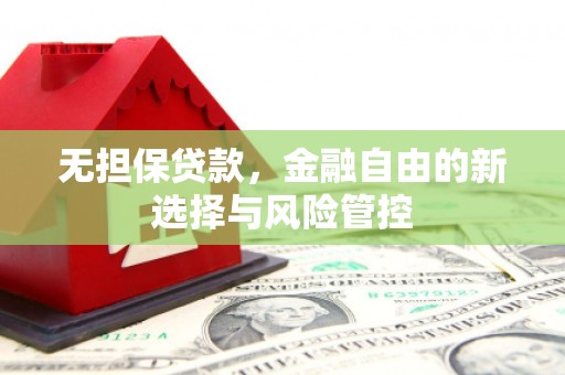 闵行无担保贷款，金融自由的新选择与风险管控