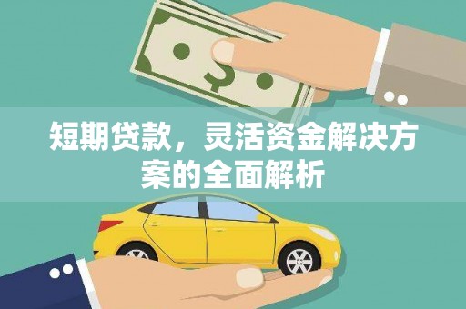 嵊州短期贷款，灵活资金解决方案的全面解析