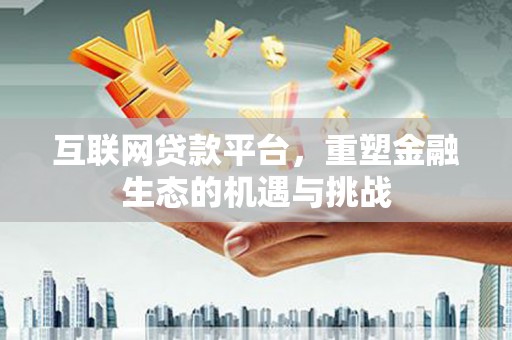 西林互联网贷款平台，重塑金融生态的机遇与挑战