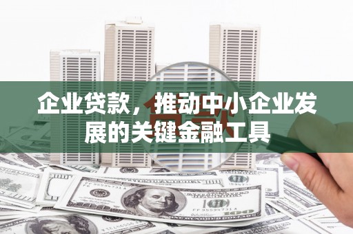 五寨企业贷款，推动中小企业发展的关键金融工具