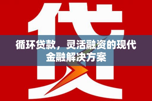 宾川循环贷款，灵活融资的现代金融解决方案