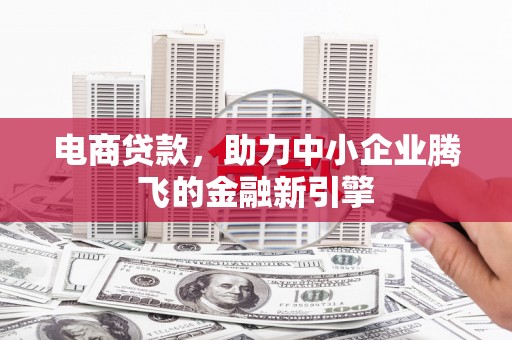 西双版纳电商贷款，助力中小企业腾飞的金融新引擎