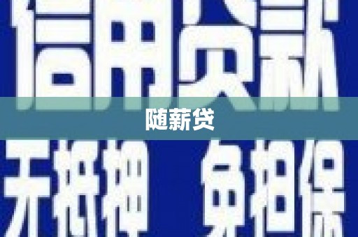 金秀随薪贷