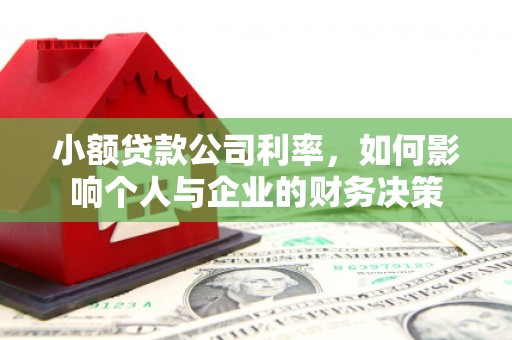 凯里小额贷款公司利率，如何影响个人与企业的财务决策