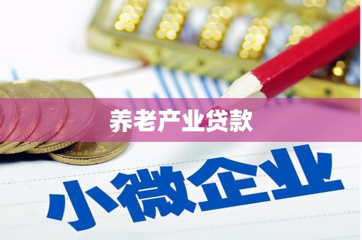 加查养老产业贷款