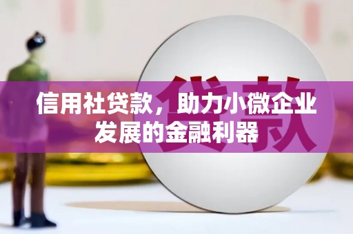 章贡信用社贷款，助力小微企业发展的金融利器