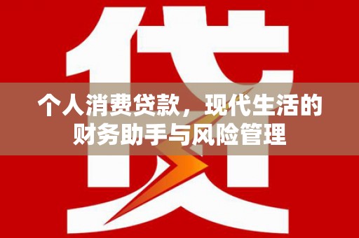 西市个人消费贷款，现代生活的财务助手与风险管理